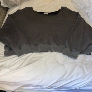 Aerie oversized cropped sweatshirt
